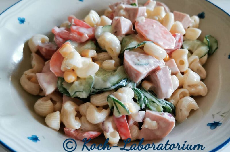 Cremiger Nudelsalat mit Fleischwurst – Kochlaboratorium