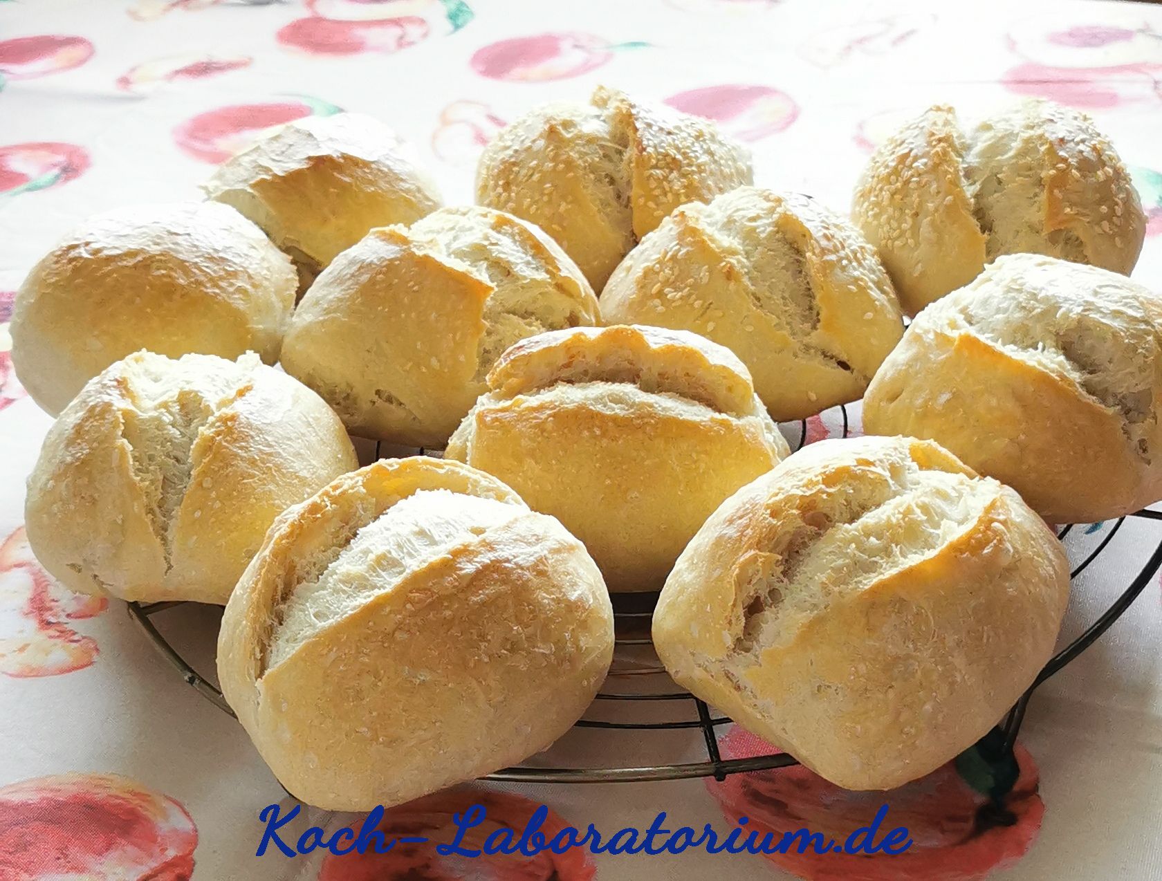 Weizenbrötchen mit Vorteig