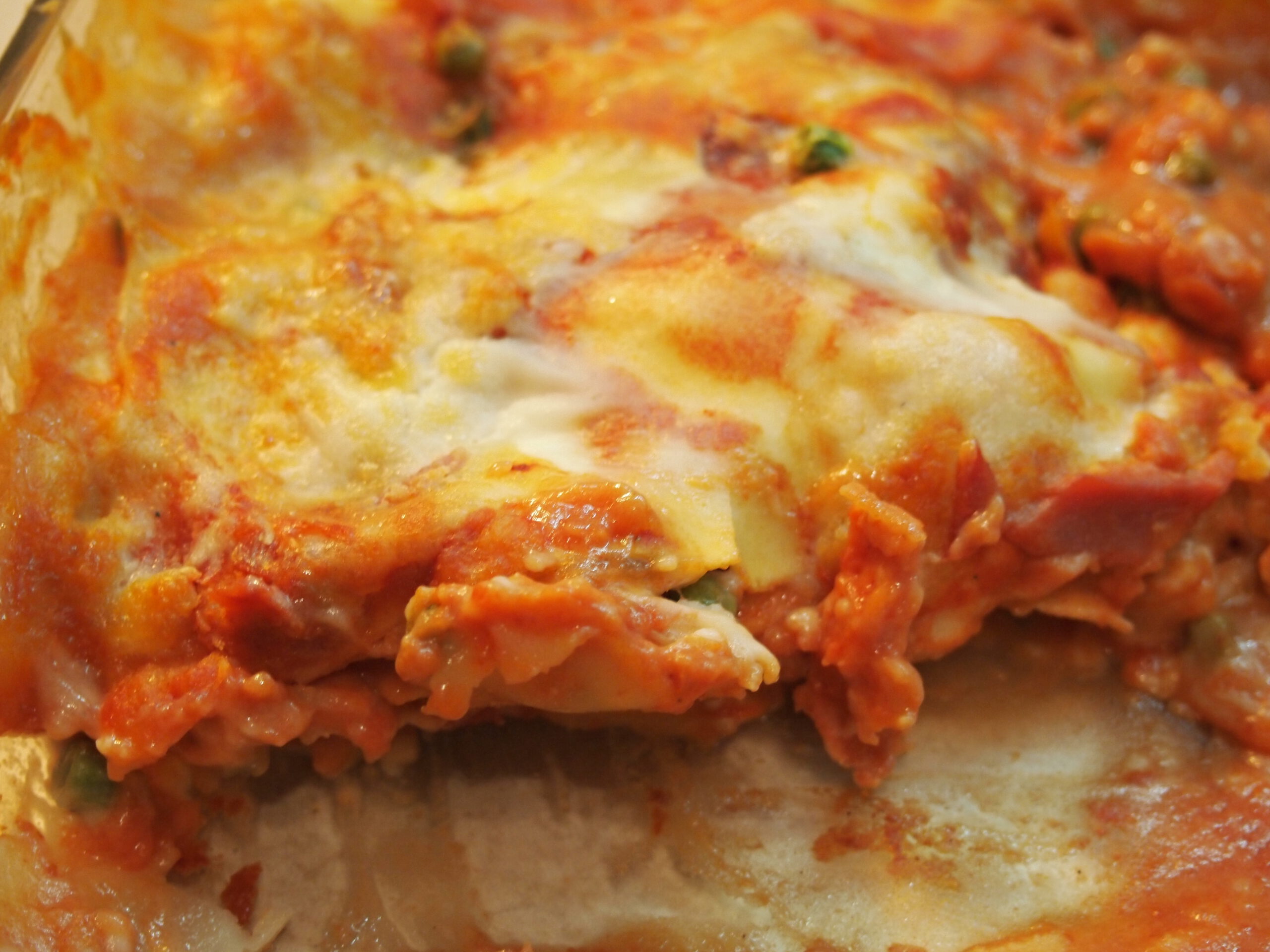 Lasagne mit Schinken