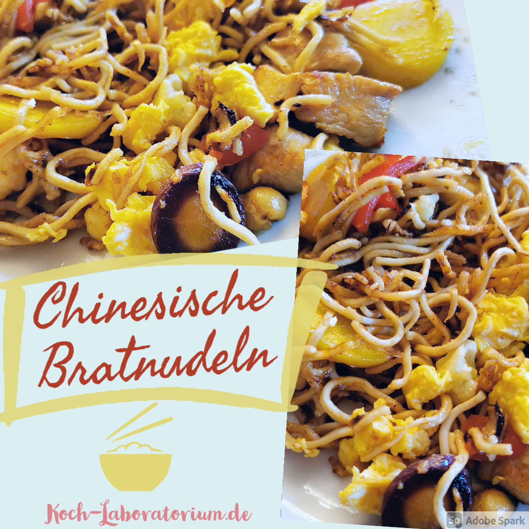 Chinesische Bratnudeln mit Ei und Huhn – Kochlaboratorium