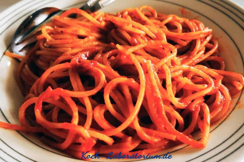 Schnelle Spaghetti Pomodore