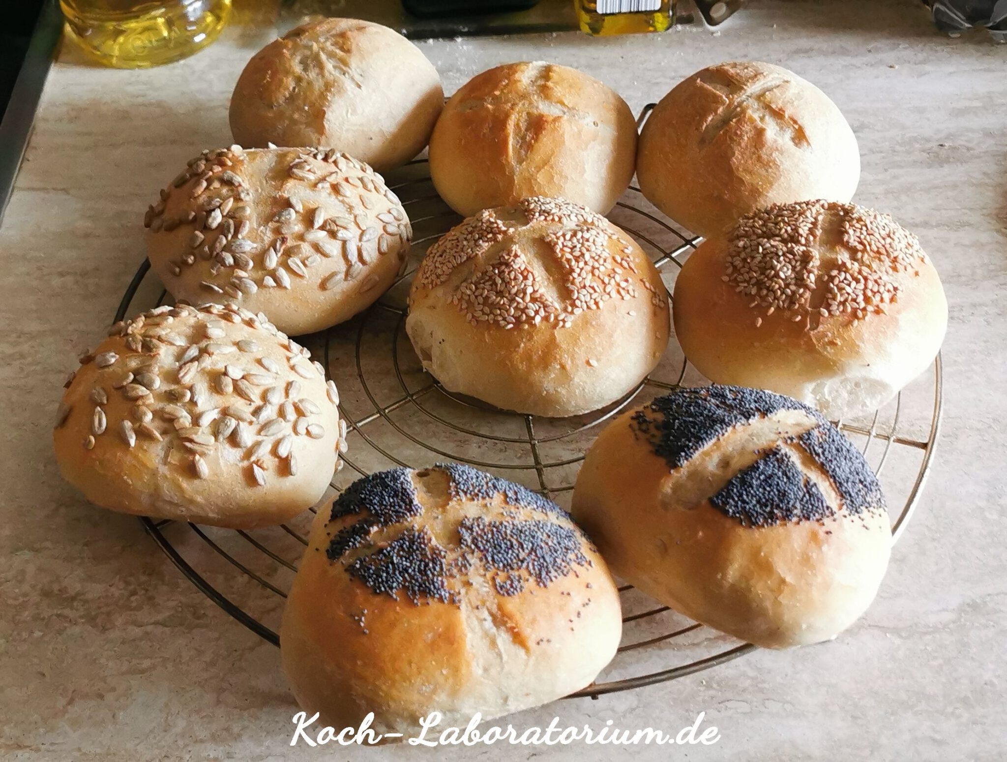 Weizen-Sonntagsbrötchen mit Sauerteig – Kochlaboratorium